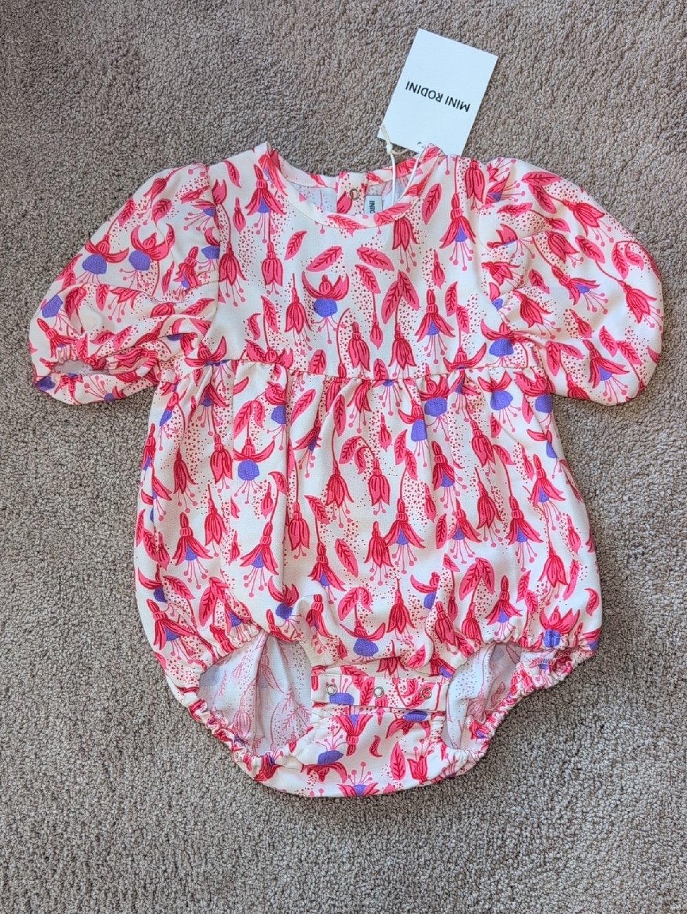NWT Mini Rodini Bubble Romper